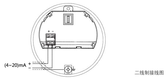 水滴天线雷达物位计二线制接线图