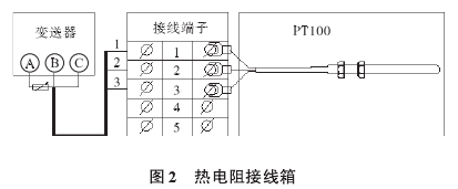 热电阻接线箱图示