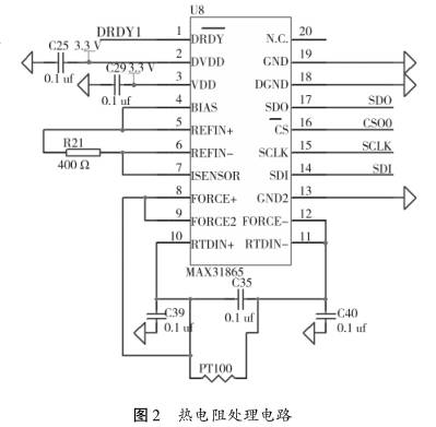 热电阻处理电路图示