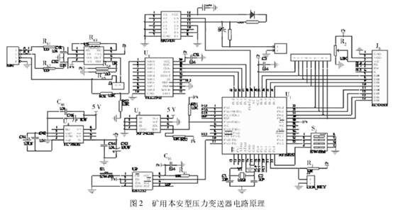 矿用本安型压力变送器电路原理