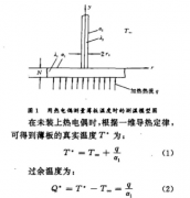 热电偶测量薄板温度时的导热误差