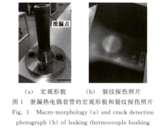 丙烯腈装置中气体冷却热电偶套管泄漏原因